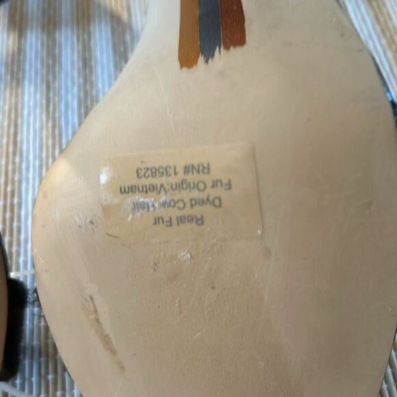 Sam Edelman Women's Yaro Dress Sandal, LEOPARD HAIR LEATHER, size 10, NWOT - Picture 12 of 13